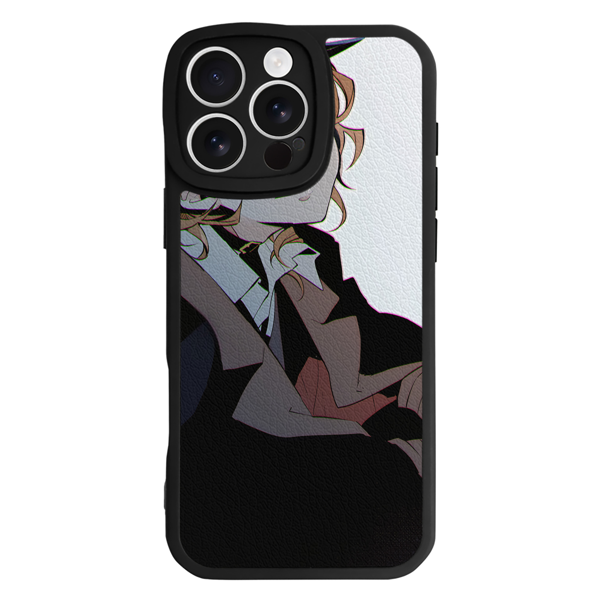 （画像用） 文豪ストレイドッグス Bungo Stray Dogs 【iPhone 16シリーズ対応】シリコンスマホケース（レザー調） 材質：シリコン